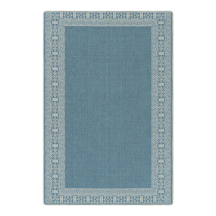 Airgugu Modern Minimalist Elegant Antique Blue/Brown Rug