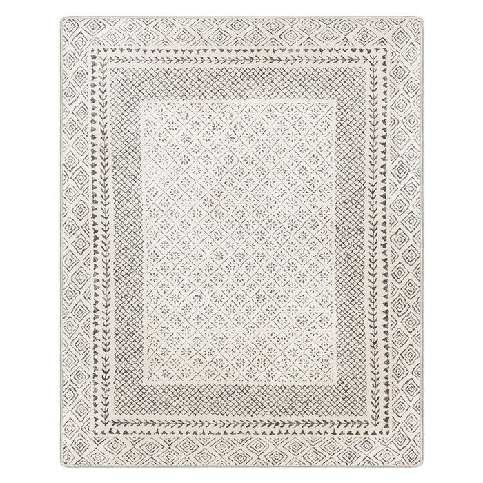 Airgugu  Modern Minimalist Pearl White Rug