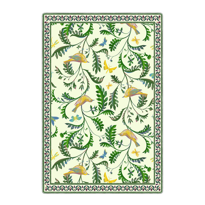 Airgugu Earth Garden Green Vine Bird Rug