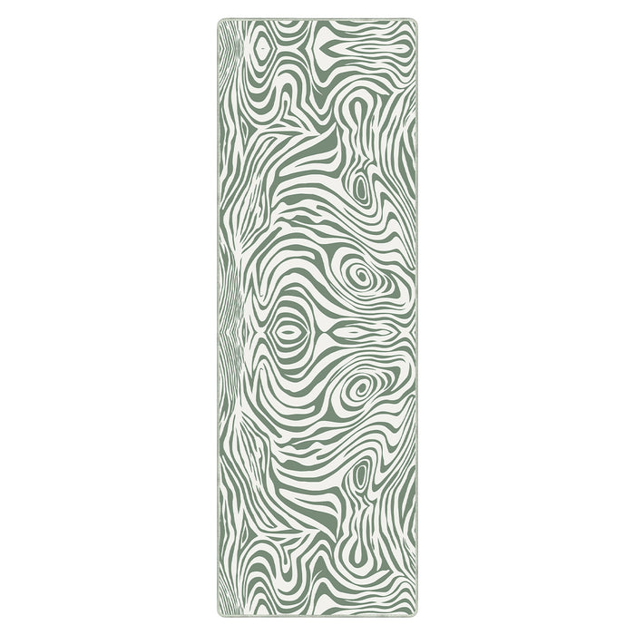 Airgugu Earth Garden Sliver Frost Zebra Maze Rug