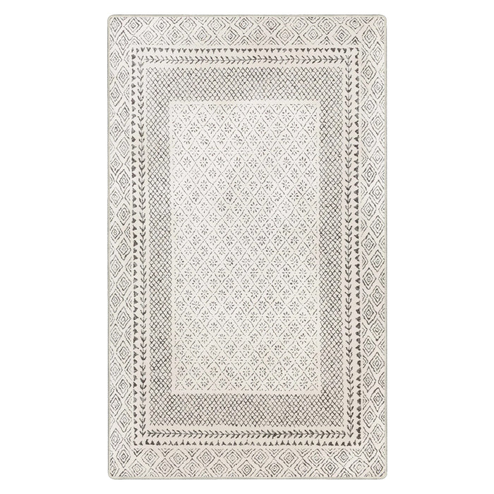 Airgugu  Modern Minimalist Pearl White Rug