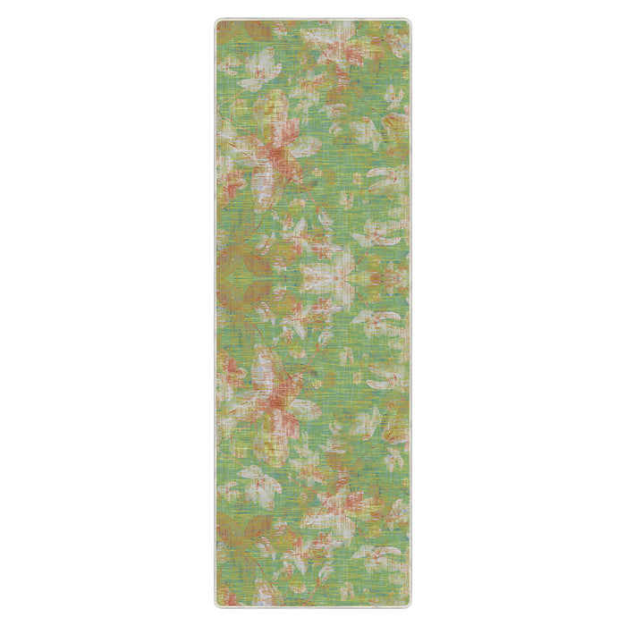 Airgugu Earth Garden Serenity in White Flower Bloom Rug