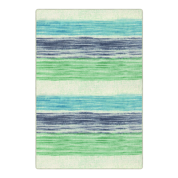 Airgugu Earth Garden Artistic Striped Gradient Rug