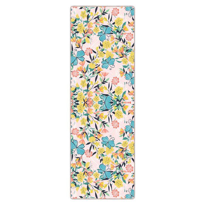 Airgugu Modern Minimalist Vibrant Floral And Butterfly Rug