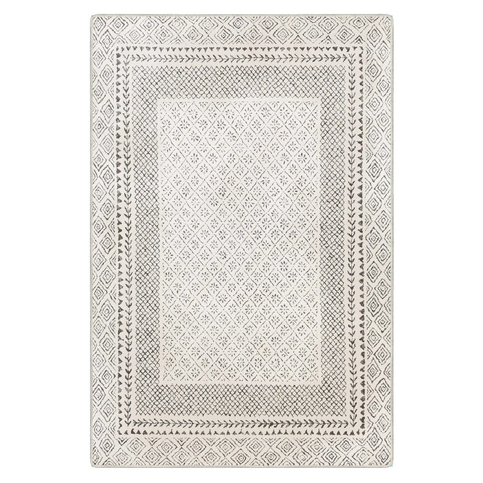 Airgugu  Modern Minimalist Pearl White Rug