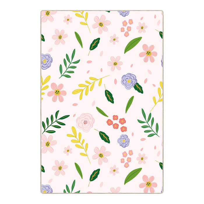 Airgugu KidSpace Delight Pink Flower Print Rug