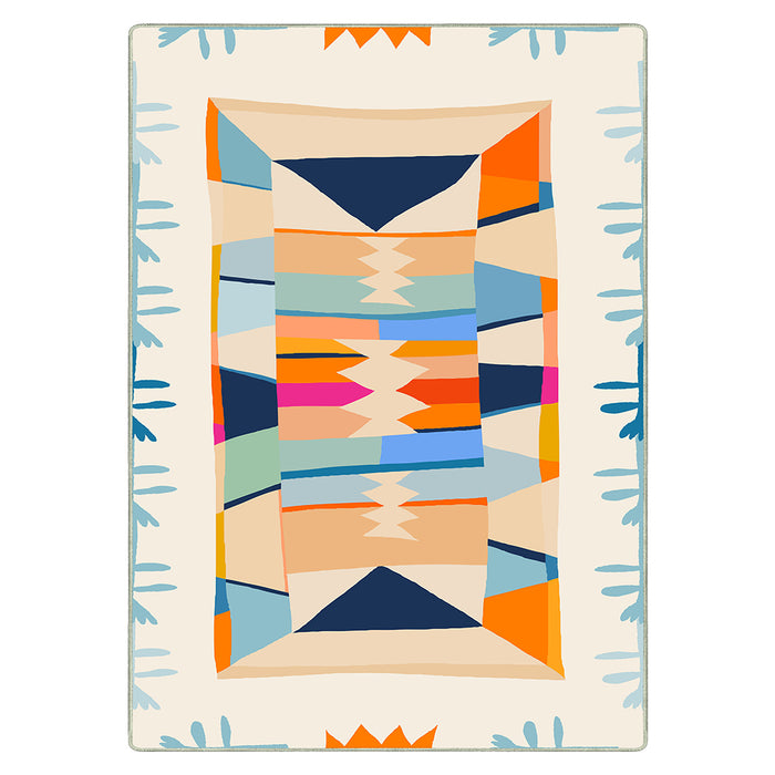 Airgugu KidSpace Delight Colored Pencil Pattern Rug