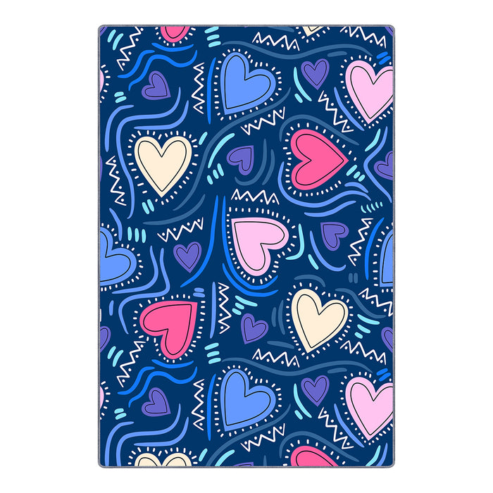 Airgugu KidSpace Delight Blue Love Pattern Rug