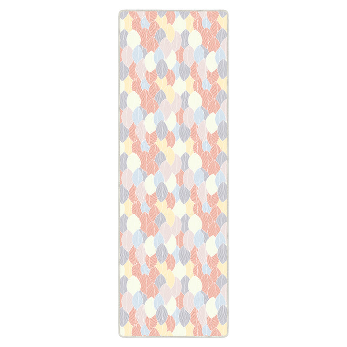 Airgugu Earth Garden Pastel Leaf Collage Rug