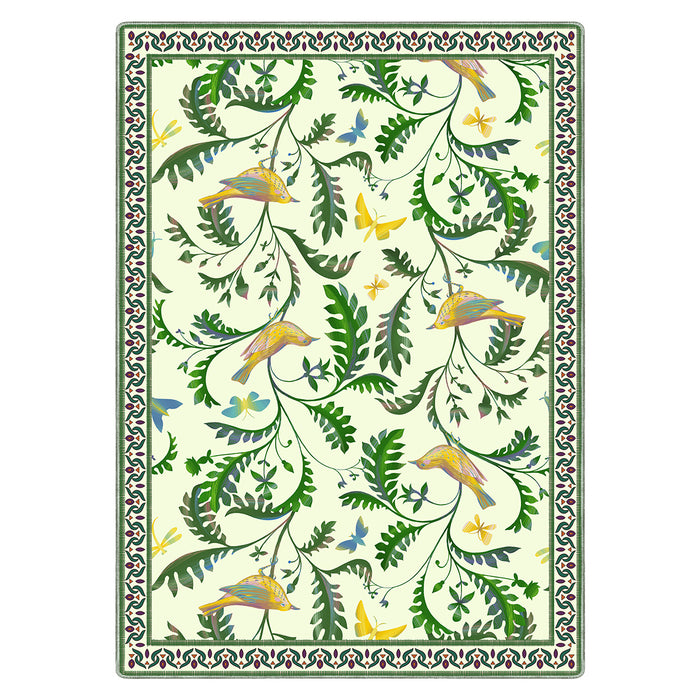 Airgugu Earth Garden Green Vine Bird Rug