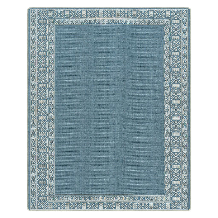 Airgugu Modern Minimalist Elegant Antique Blue/Brown Rug