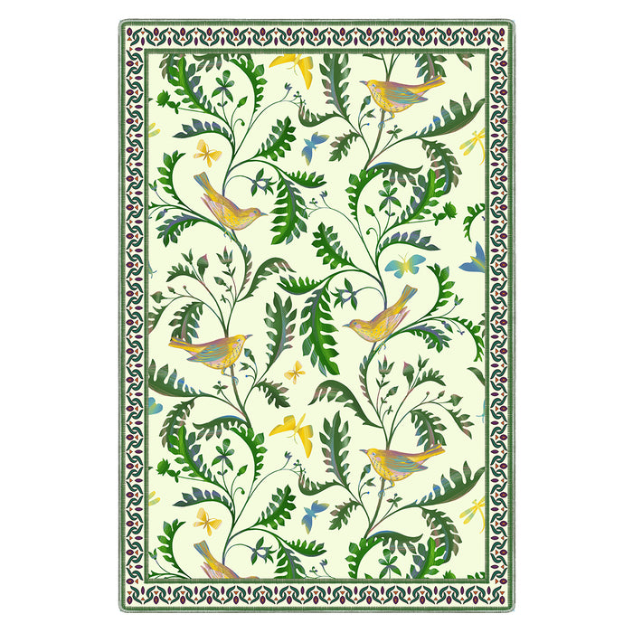 Airgugu Earth Garden Green Vine Bird Rug