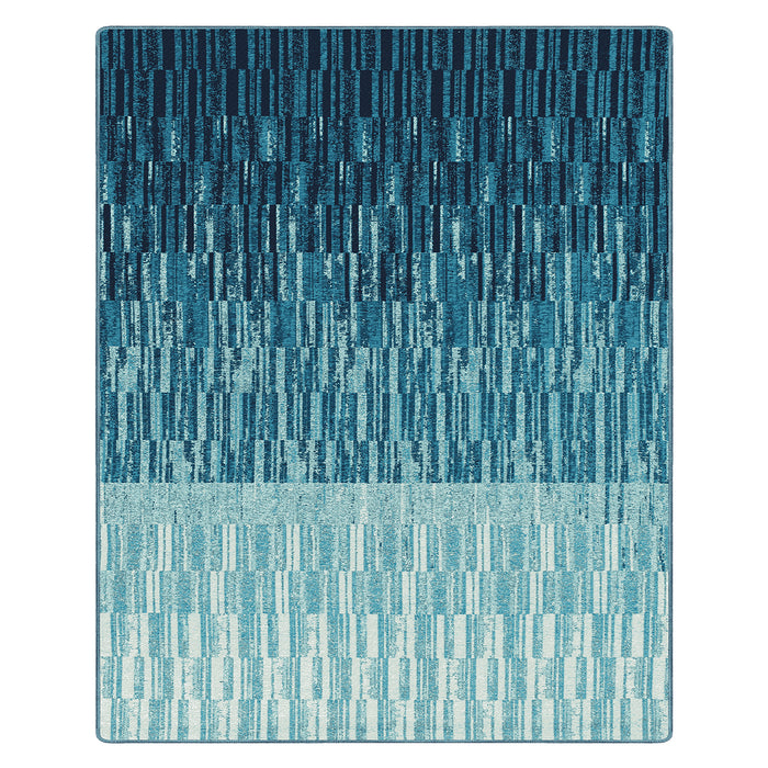 Airgugu Earth Garden Seabed Blue Gradient Ink Rug