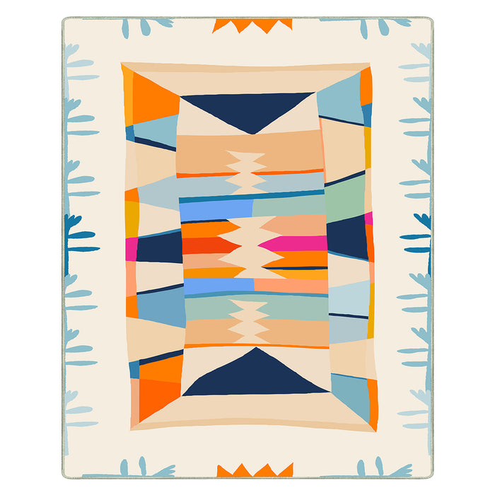 Airgugu KidSpace Delight Colored Pencil Pattern Rug