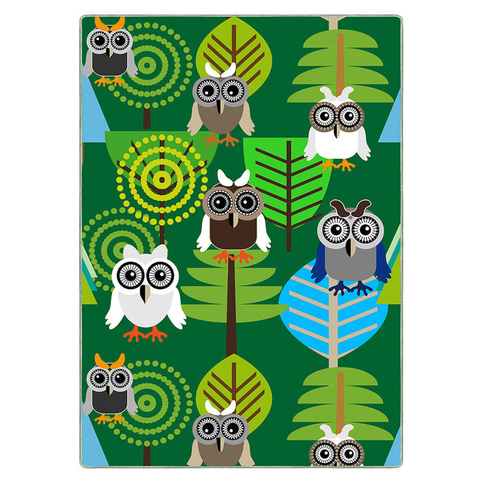 Airgugu KidSpace Delight Cartoon Owl Rug