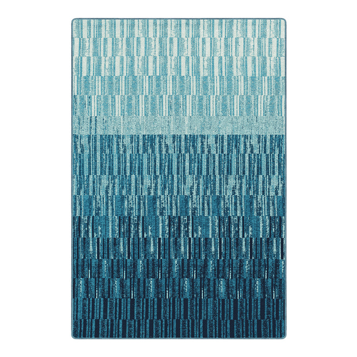 Airgugu Earth Garden Seabed Blue Gradient Ink Rug