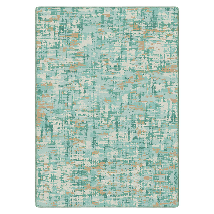 Airgugu Earth Garden Ink-Blush Seaweed Serenade Rug