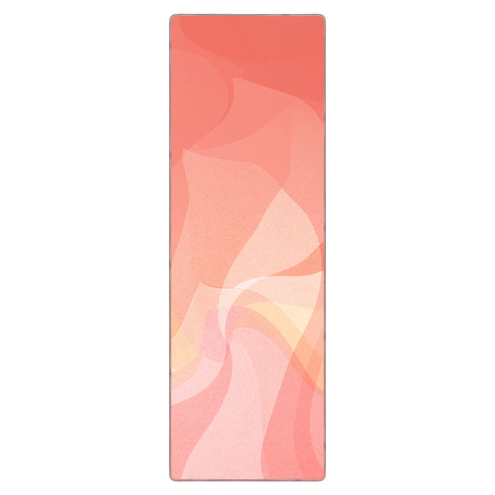 Airgugu Modern Minimalist Irregular Pink Waves Rug