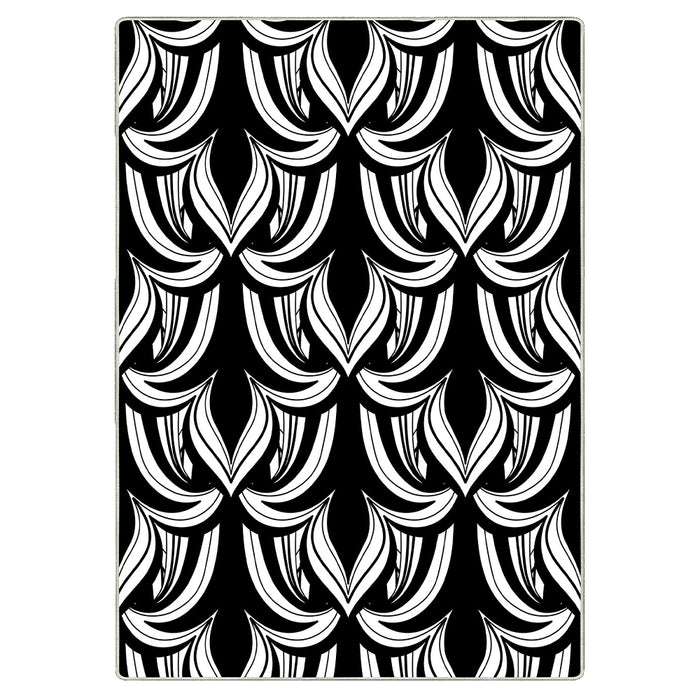 Airgugu Modern Minimalist Dark Blossom Unfurling Rug