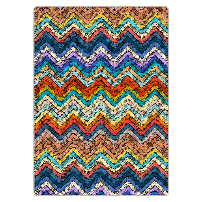 Airgugu Earth Garden Rock Colorful Corrugated Rug