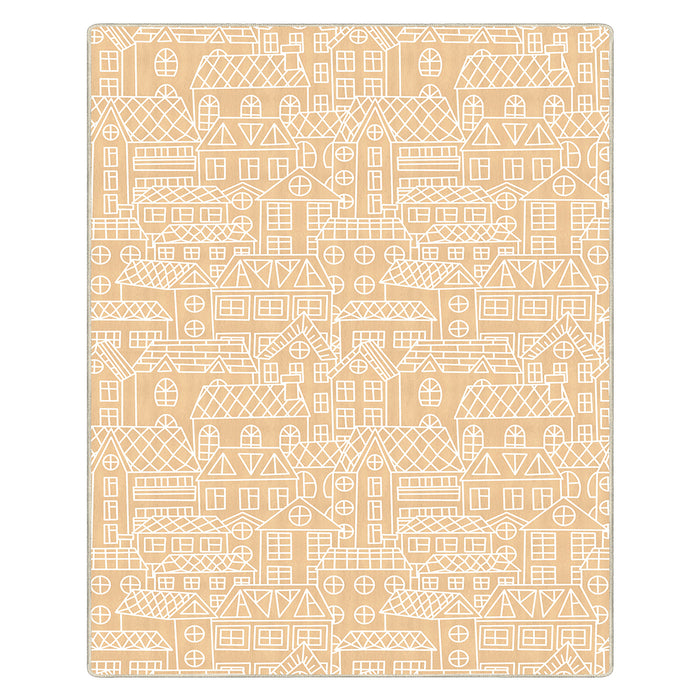 Airgugu KidSpace Delight Khaki Building House Rug