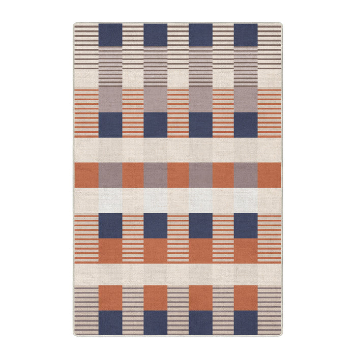 Airgugu Modern Minimalist Striped Plaid Rug