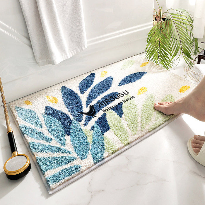 AIRGUGU Walking on Nature Beautiful Workmanship Bathroom Rugs