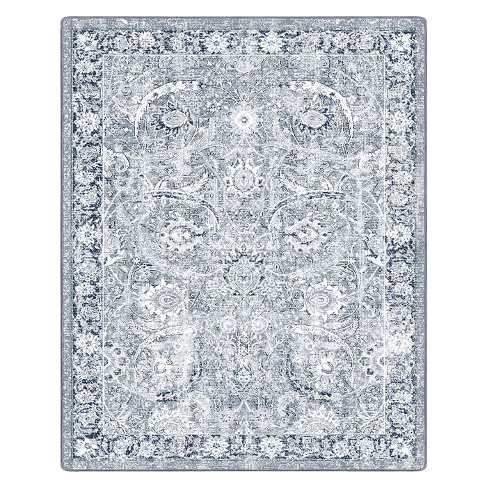 Airgugu Heritage Classique Floral Blue Eyebrow Rug