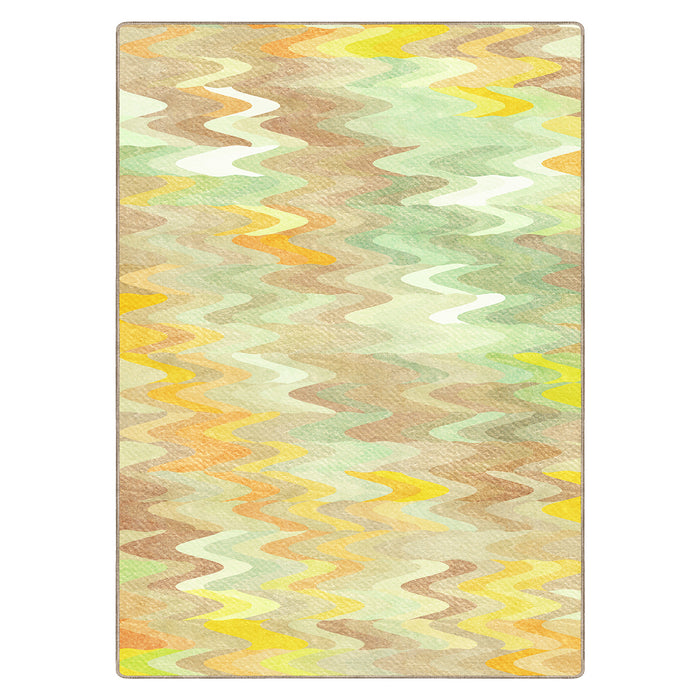 Airgugu Earth Garden Flowing Color Waves Rug