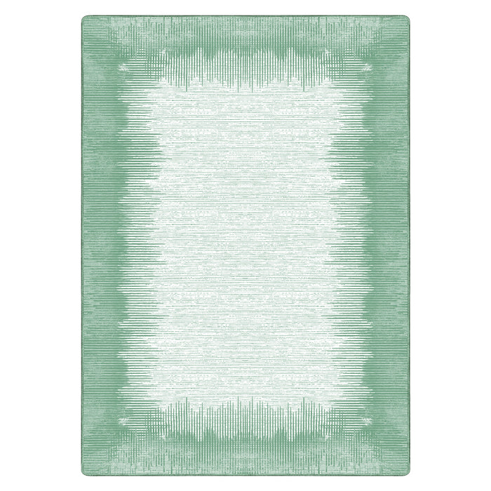 Airgugu Earth Garden Viridescent White Fine Lines Rug