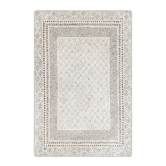 Airgugu  Modern Minimalist Pearl White Rug