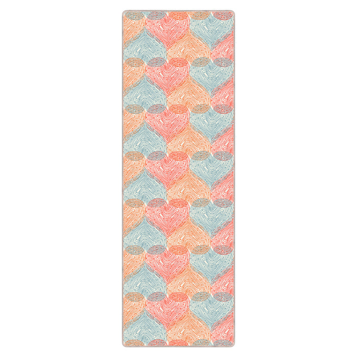 Airgugu Modern Minimalist Romantic Colorful Heart Rug