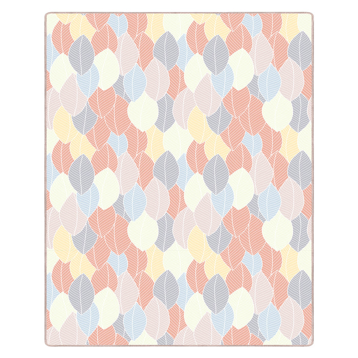 Airgugu Earth Garden Pastel Leaf Collage Rug