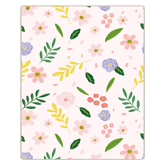 Airgugu KidSpace Delight Pink Flower Print Rug