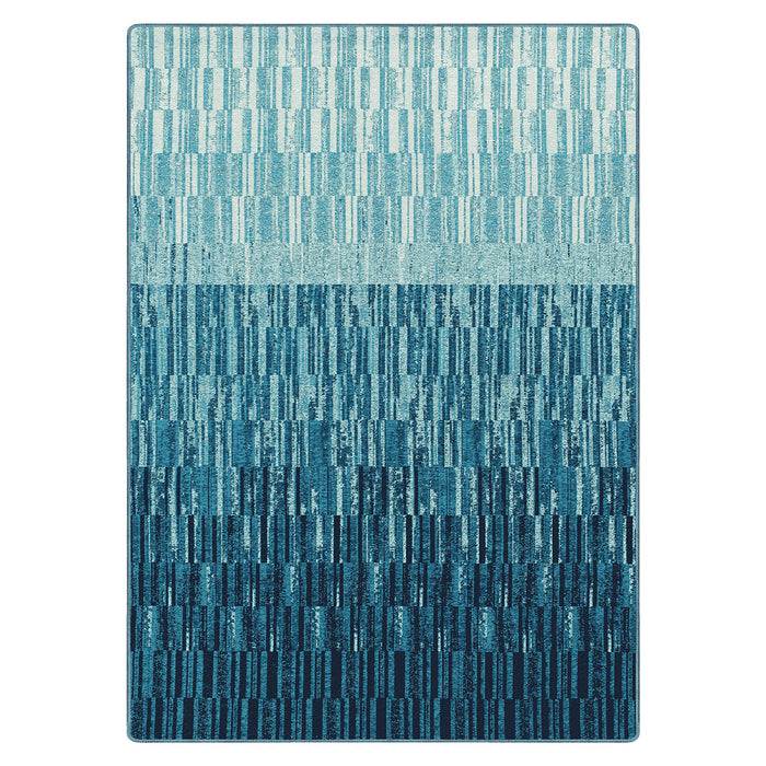 Airgugu Earth Garden Seabed Blue Gradient Ink Rug