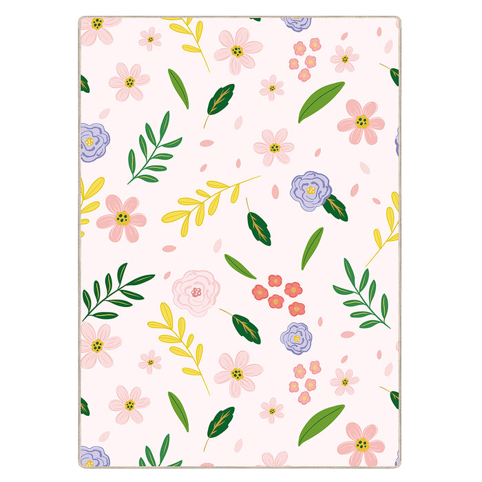 Airgugu KidSpace Delight Pink Flower Print Rug