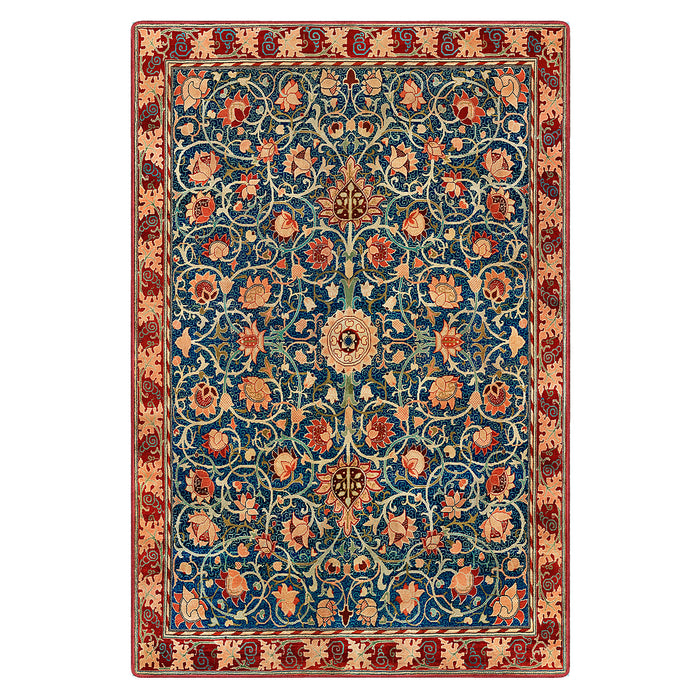 Airgugu Earth Garden Retro Red Morocco Rug