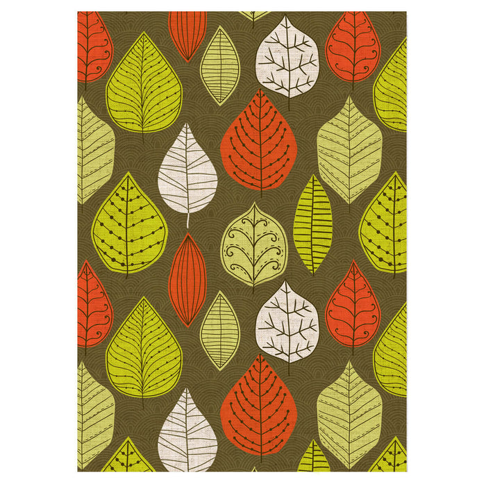 Airgugu Earth Garden Natural Leaf Area Rug