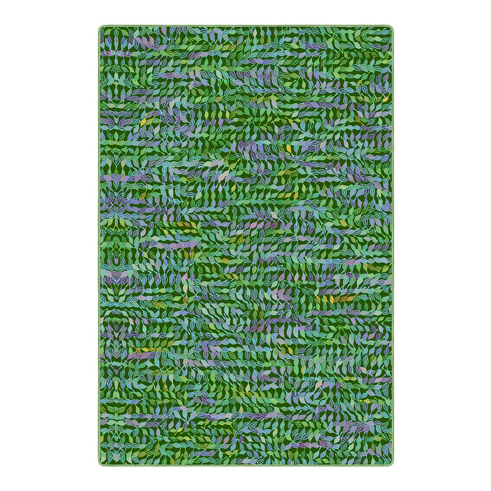 Airgugu Earth Garden Green Leaves Forest Rug