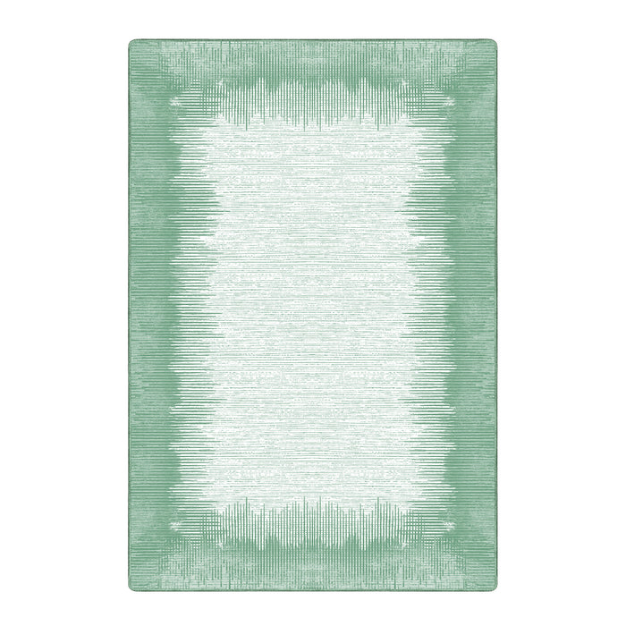 Airgugu Earth Garden Viridescent White Fine Lines Rug