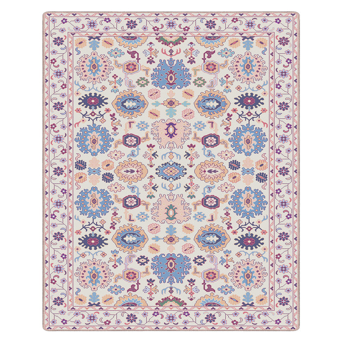 Airgugu Heritage Classique Pink/Blue Cell Rug