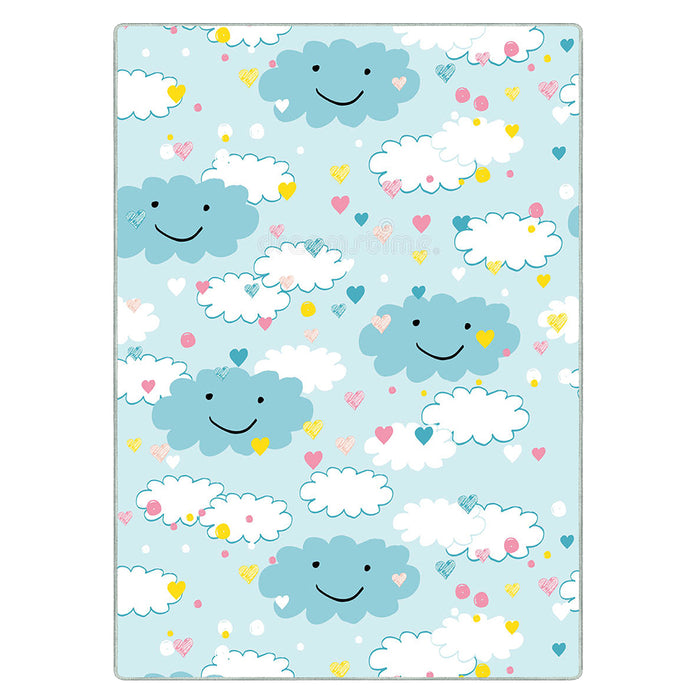 Airgugu KidSpace Delight Happy Cloud Print Rug