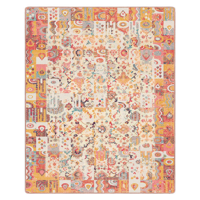 Airgugu Earth Garden Colorful Retro Printed Rug