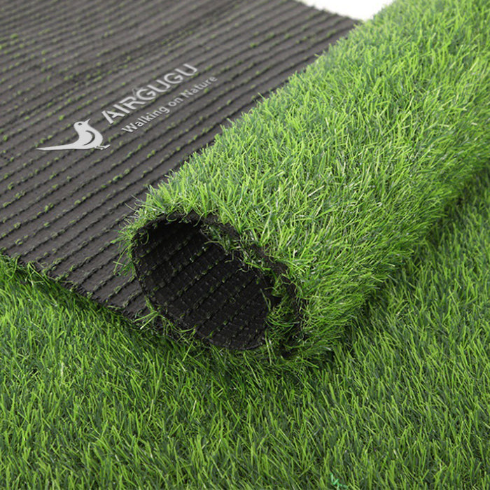 AIRGUGU Walking on Nature Green Artificial Lawn for Garden