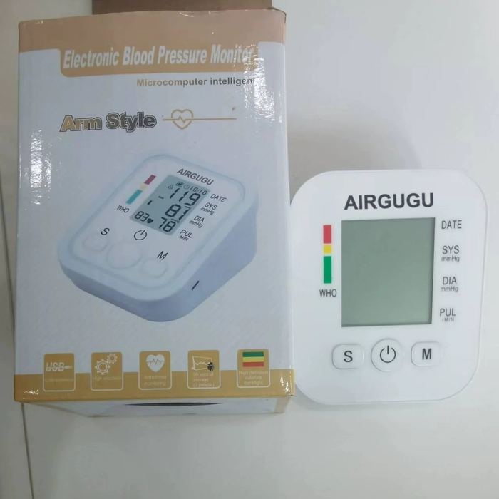 AIRGUGU Digital Blood Pressure Monitor For Convenient Home Monitoring