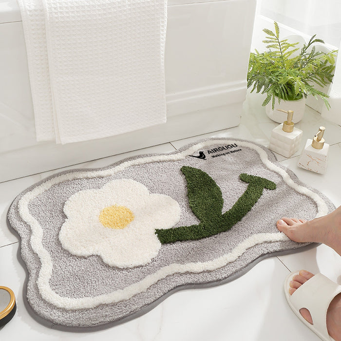 AIRGUGU Walking on Nature Beautiful Workmanship Bathroom rugs