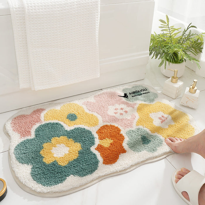 AIRGUGU Walking on Nature Beautiful Workmanship Bathroom rugs