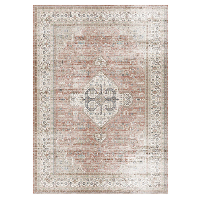 Airgugu Heritage Classique Pink Gypsy Medallion Tassel Rug