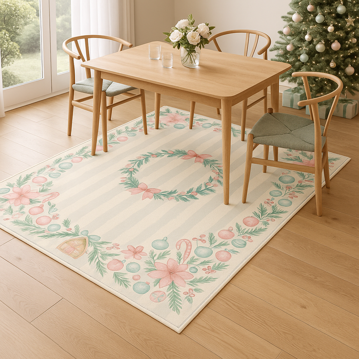 Airgugu Christmas Pattern Warm and Cozy Mood Rug