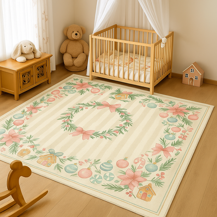 Airgugu Christmas Pattern Warm and Cozy Mood Rug